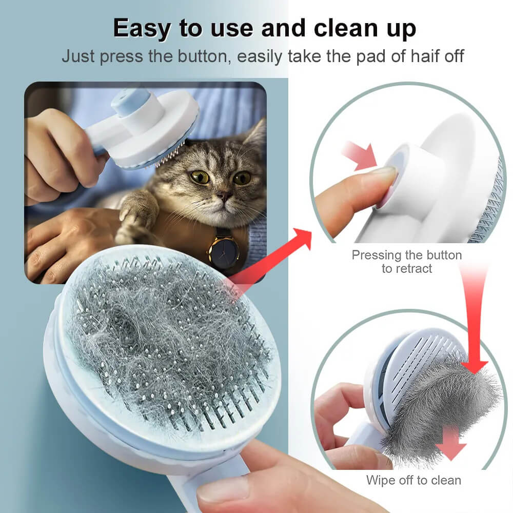 PurrfectCare Pet Grooming Brush - Wonderful Cats