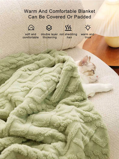 Cozy Pet Blanket - Warm, Soft Plush Mat - Wonderful Cats