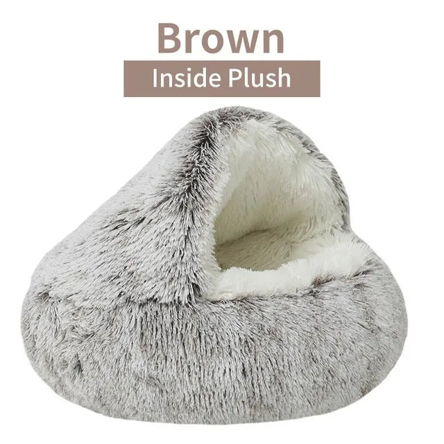 Cozy Haven 2-in-1 Covered Cat Bed - Wonderful Cats