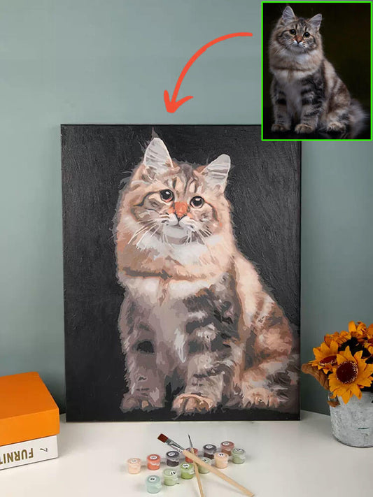 Paint Your Photo - Custom Paint by Number - Wonderful Cats