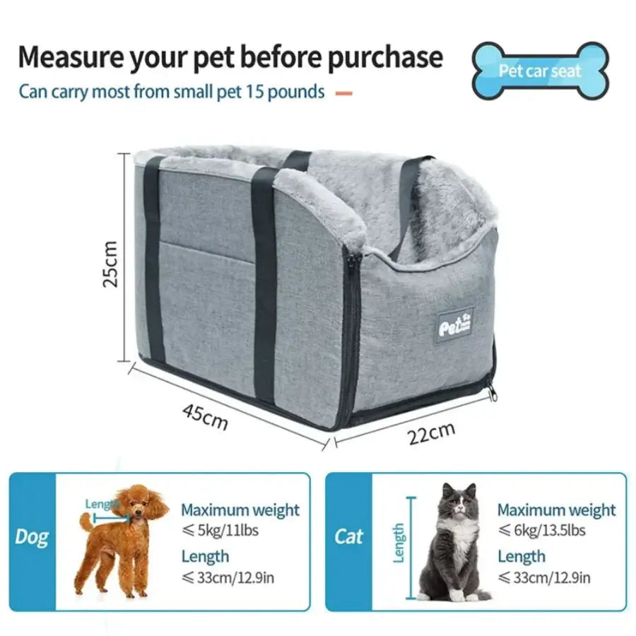 Car Seat for Pets CozyCompanion™ - Wonderful Cats