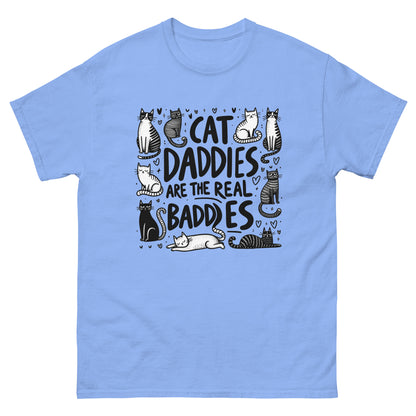 Cat Daddies Are The Real Baddies T-Shirt - Wonderful Cats