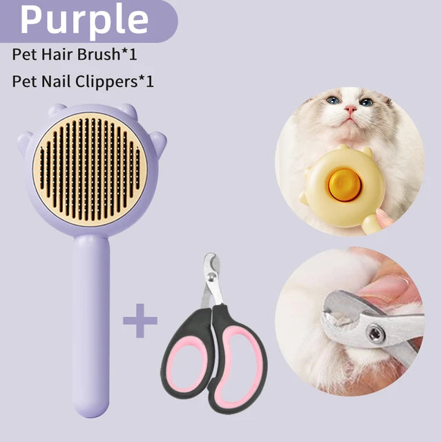 Purrfection Soft Stroke Brush + FREE Nail Clippers - Wonderful Cats