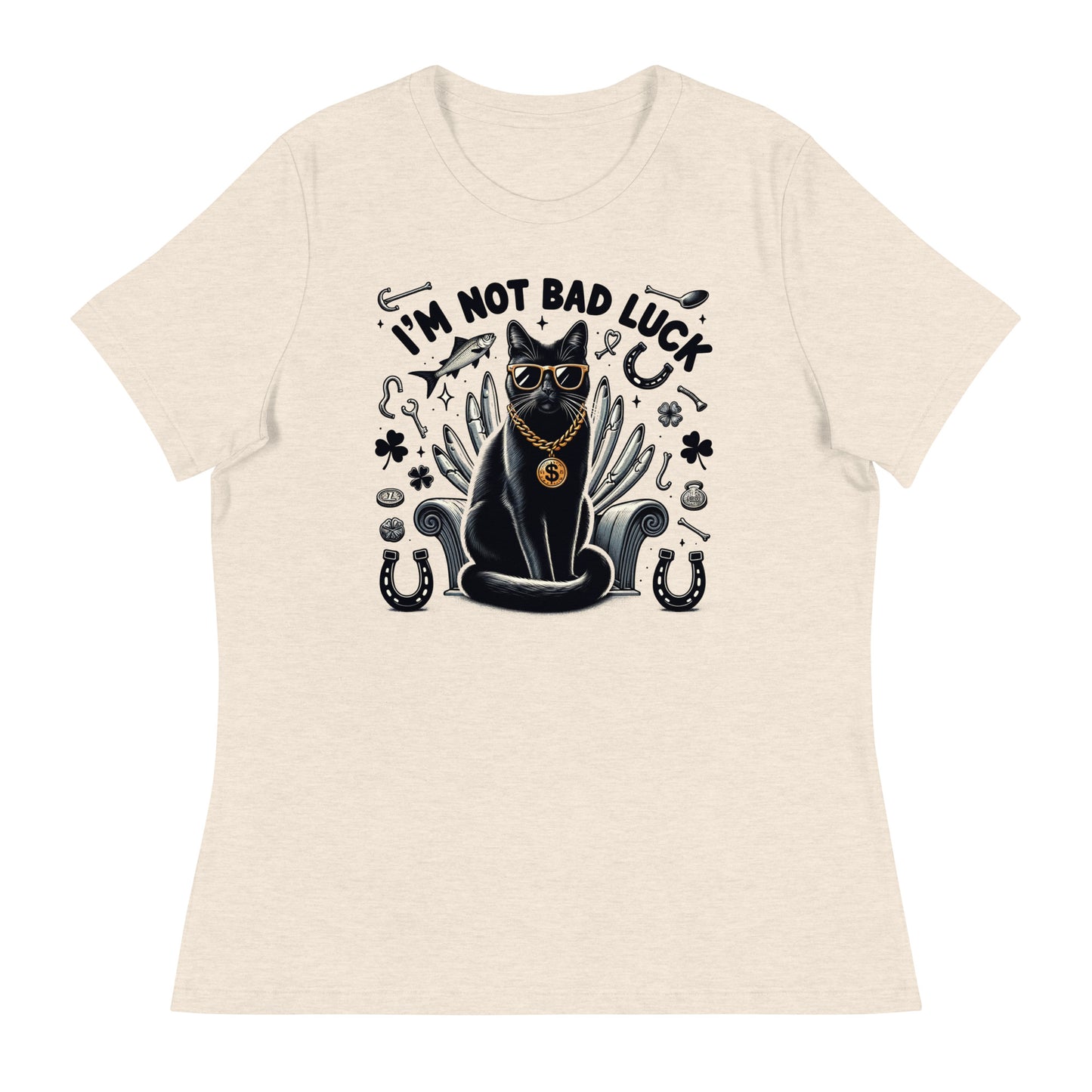 I'm not bad luck - T-Shirt - Wonderful Cats