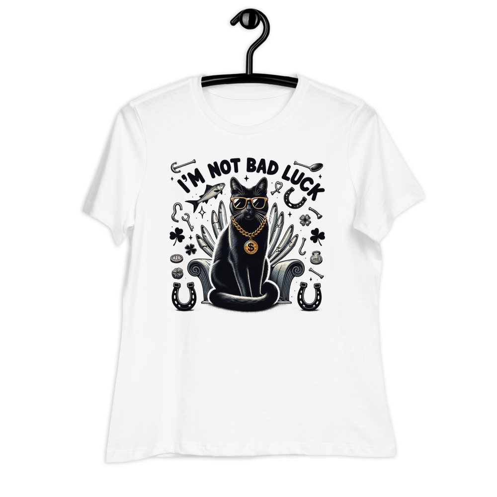 I'm not bad luck - T-Shirt - Wonderful Cats