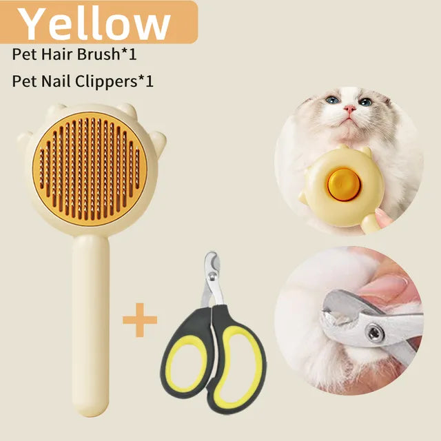 Purrfection Soft Stroke Brush + FREE Nail Clippers - Wonderful Cats