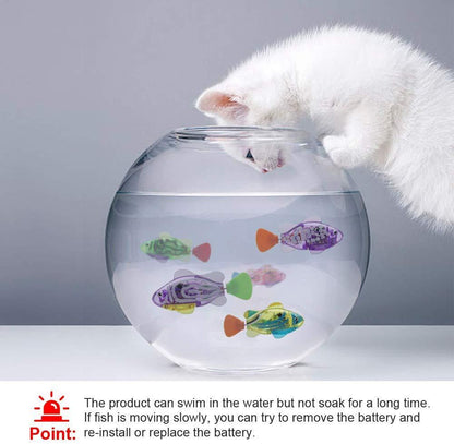 Interactive Robotic Swimming Fish Toys For Cats - Wonderful Cats