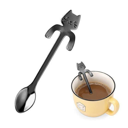 Stainless Steel Cat Teaspoons - Wonderful Cats