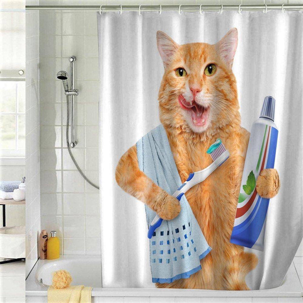 Cat Shower Curtain - Wonderful Cats