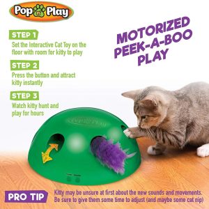 Dome Pop N Play Interactive Cat Toy - Wonderful Cats