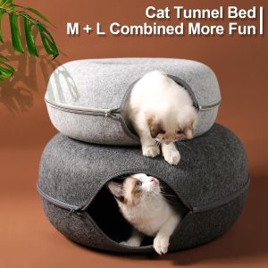 Dual Function Cat Tunnel Cave - Wonderful Cats