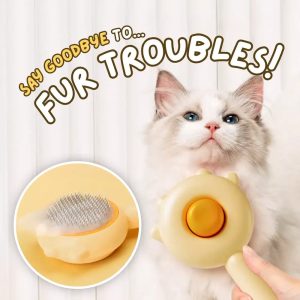 Purrfection Soft Stroke Brush + FREE Nail Clippers - Wonderful Cats