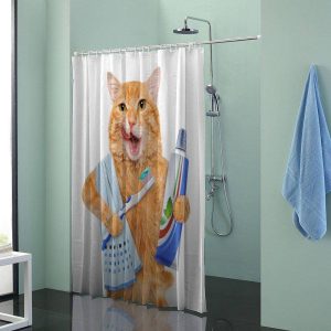 Cat Shower Curtain - Wonderful Cats