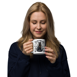 I'm Not Bad Luck - Black Cat Lover's Mug - Wonderful Cats